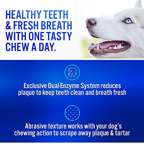 Virbac C.E.T. Enzymatic Oral Hygiene Chews for Dogs Beef 8.4 Ounces