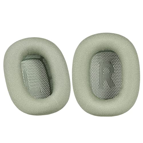 Damex Updated Ear Cushions for airpods max Headphone, mesh Fabric Replacement earpads, Noise Cancellation Mode and Transparency Mode Sound Closer to The Original (Balck and White)