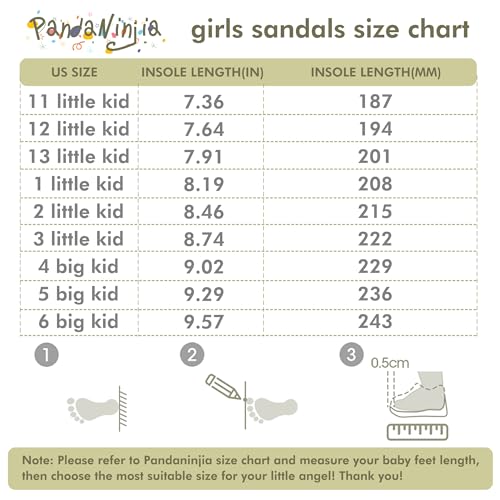 PANDANINJIA Girls Sandals Low Heels Dress Shoes Open Toe Flower Girl Wedding Party for Little Big Kid Dress Sandals(Black Suede 2 M US Little Kid)