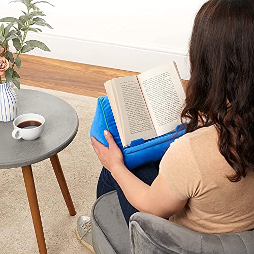 Book Couch iPad Stand | Tablet Stand | Book Holder| Reading Pillow | Reading in Bed at Home | Tablet Lap Rest Cushion | Fun Novelty Gift Idea for Readers, Book Lovers | Phones and eReaders (Black)