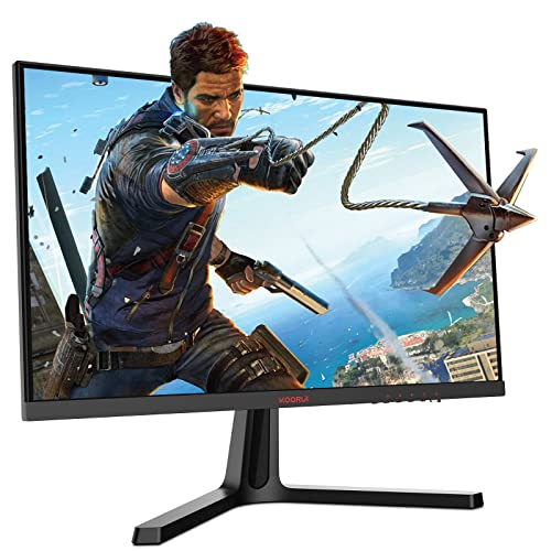 KOORUI 24 Inch Computer Monitor -FHD 1080P Gaming Monitor 165Hz VA 1ms, AdaptiveSync Technology, LED Monitors with Ultra-Thin, HDMI X2 /DP, VESA Compatible, Eye Care 24E4