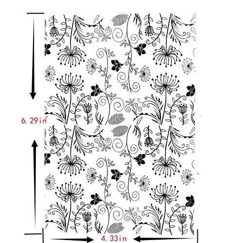 Chrysanthemum Background Flowers Bloom Dandelion Backdrop Clear Stamps Transparent Silicone Stamp Album Cards Rubber Stamp for Card Making Decoration and DIY Scrapbooking