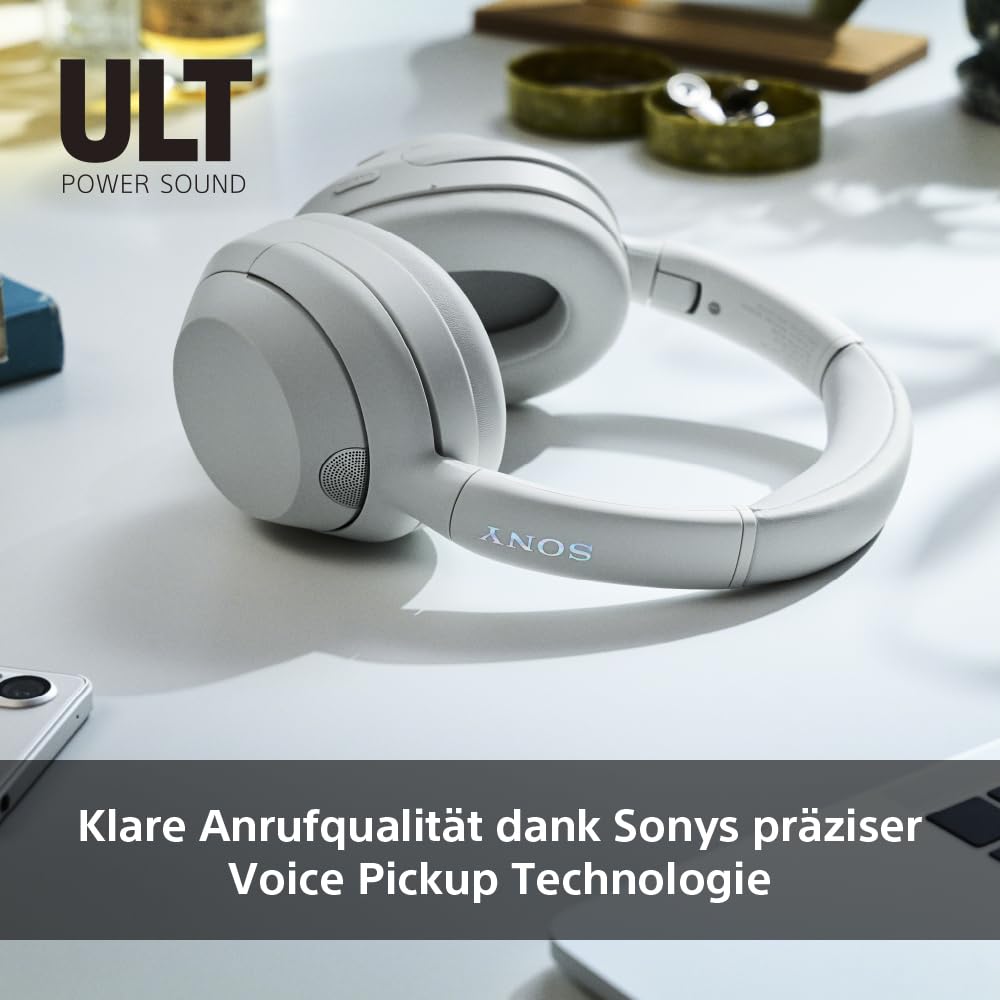 Sony ULT WEAR Over Ear Wireless Noise Canceling Headphones ULT Sound, Massive Bass, Clear Call Quality, Up to 30hr Battery Life, Alexa & Google Assistant, iOS & Android (Black), International Model