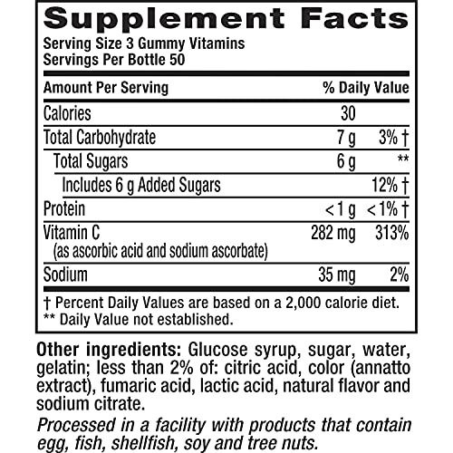 Vitafusion Power C Gummy Vitamins - 150 Gummies