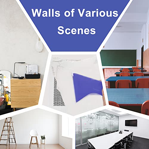 BAYTORY 15Pcs Drywall Patch Repair Kit, 2/4/6/8 inch Aluminum Plate Self-Adhesive Fiberglass Mend Wall Holes, Quick Repair for Ceiling Plasterboard Dry Wall Hole Covering Patches Kits