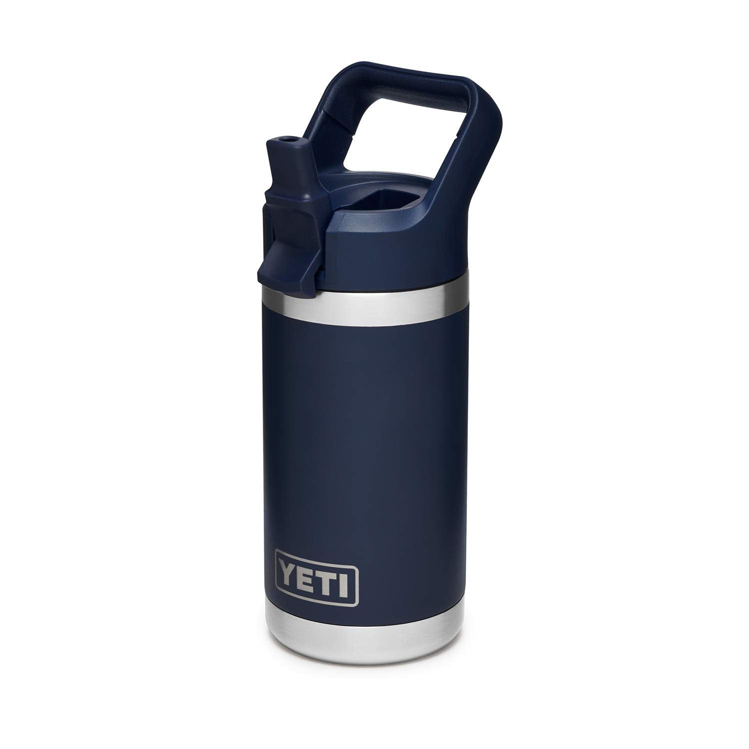 YETI Rambler Jr. 12 oz Kids Bottle, with Straw Cap, Navy