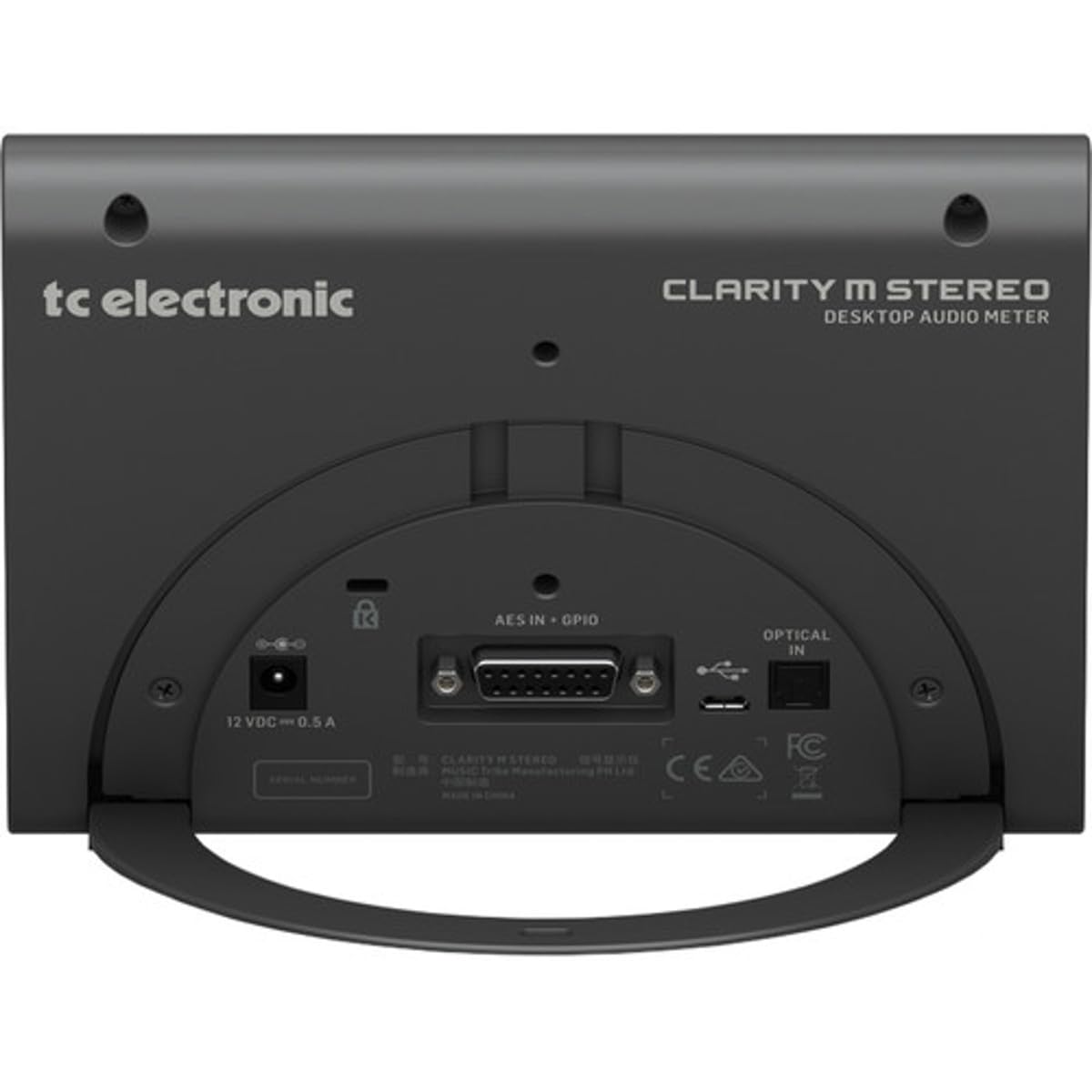 TC Electronic CLARITY M STEREO Stereo Audio Meter with 7" High Resolution Display and USB Connection for Plug-In Metering