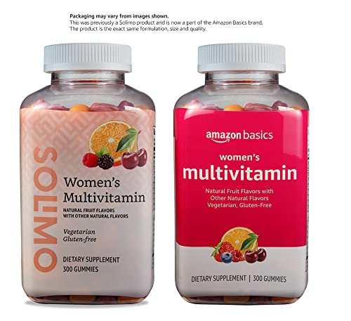 Amazon Basics Women's Multivitamin, 300 Gummies (150 Servings) (Previously Solimo)