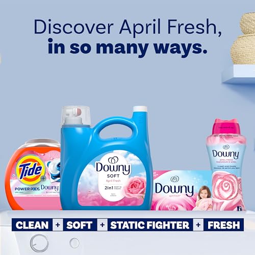 Downy Fabric Softener Liquid, April Fresh Scent, 111 fl oz, 150 Loads