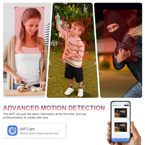 SHERONS Hidden WiFi Indoor Camera, Spy Wireless Camera for Home Security, 1080p Video, Motion Detection, Night Vision, Small Nanny Monitor Cam for Pet, Battery Powered, Easy Set Up