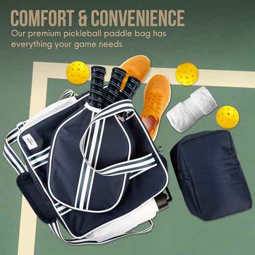 Stay Golden Co. Pickleball Bag (Navy Blue)