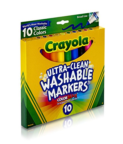 Crayola Back To School Supplies, Grades 3-5, Ages 7, 8, 9, 10, Contains 24 Crayons, 10 Washable Broad Line Markers, and 12 Colored Pencils [Amazon Exclusive]