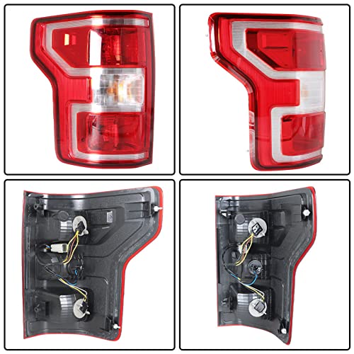 labwork Left Driver Side Tail Light Replacement for F150 2018 2019 2020 Assembly Brake Tail Light Rear Lamp JL3Z13405H