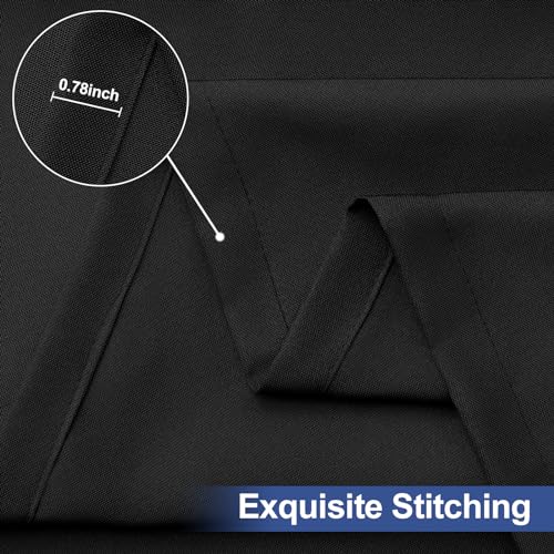 homing 2 Pack Rectangle Table Cloth, Elastic Fitted Fabric Tablecloth Fits for 6 Foot Folding Tables, Washable Table Cover for Picnic, Camping, Indoor & Outdoor (Teal, 30" x 72")