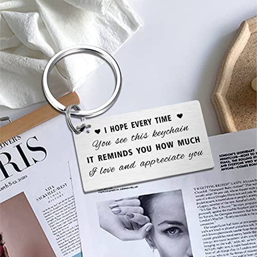 Gezxin Bonus Mom Keychain Gifts, to My Step Mom Birthday Gift Ideas from Daughter Son, Personalized Stepmom Stepmother Mother's Day Thanksgiving Valentines Day Christmas Presents