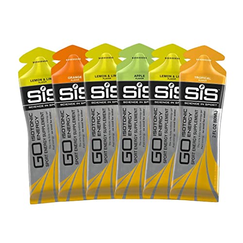Science in Sport Energy Gel Pack, SIS Isotonic Energy Gel, 22g Fast Acting Carbs, Performance & Endurance Gels, Lemon & Lime Flavor - 2 Fl Oz (Pack of 6)