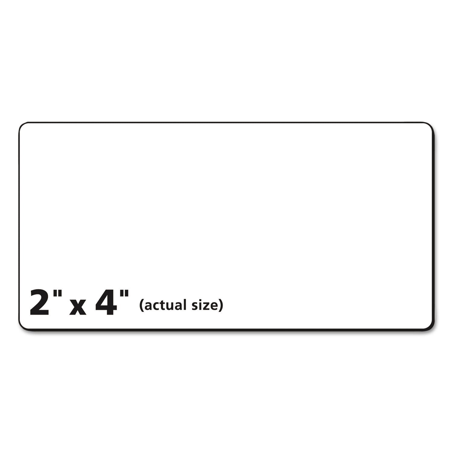 Avery 18163 Shipping Labels with TrueBlock Technology, Inkjet, 2 x 4, White, 100/Pack