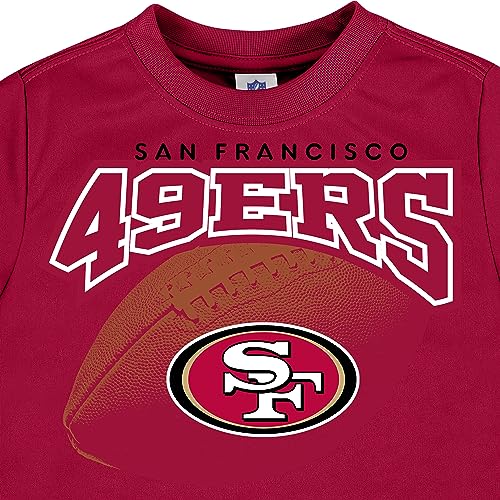 Gerber Unisex Baby NFL 3 Pack Short Sleeve Fan Tee Shirt, Team Color, 12 Months