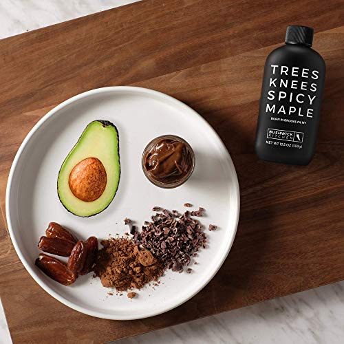 Trees Knees Spicy Maple, Organic Maple Syrup Infused with Habanero Peppers | 11.5 Ounce Bottle | Vegan, Gluten Free, Paleo-friendly, Grade-A Maple Syrup | Foodie Gifts, Spicy Food Gifts, Cocktail Gift