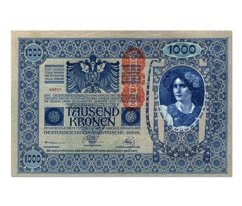 World Paper Money: 10 Languages Banknote Issued by the Austro-Hungarian Empire 1902 - Elevate Your Foreign Currency Collection with Old Banknotes and complete your Album. Certificate of Authenticity