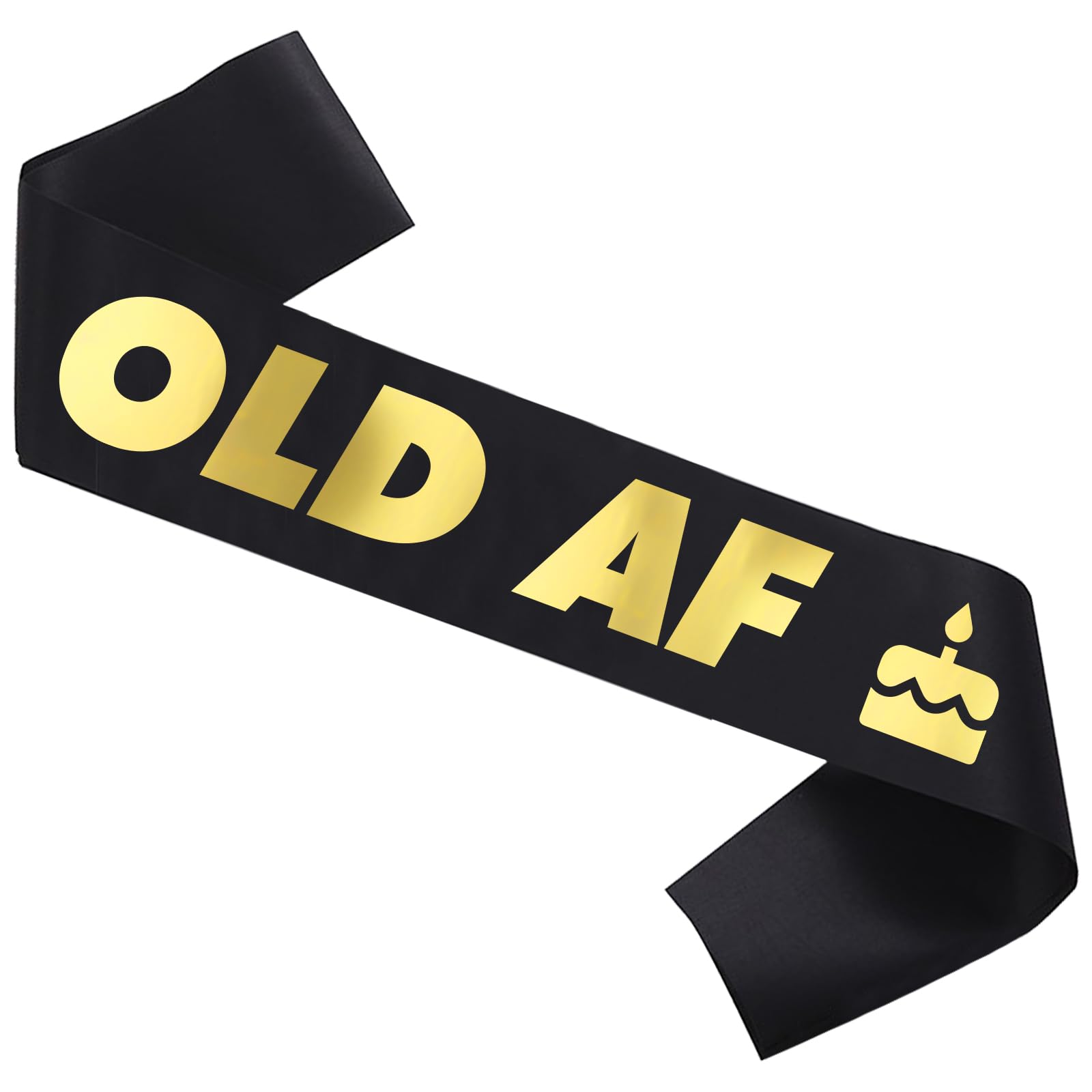 OLD AF Sash - Birthday Sash, Birthday Gifts Birthday Sash for Women, Men, Grandpa, Grandma, Party Favors Birthday Party Supplies - Old Birthday Sash - Birthday Decorations