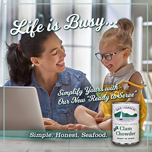 Bar Harbor New England Clam Chowder, 90 Ounce (Pack of 6)