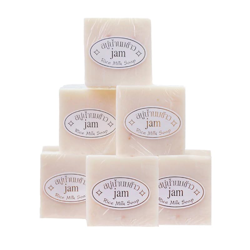 Maruomiki Thailand Rice Soap 6pcs Handmade Rice Soap 65g Bath Soap 12pcs Facial Soap Cold Soap Wedding Gift (6)