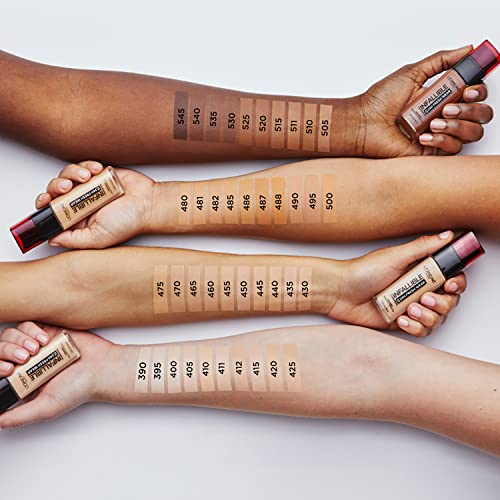 L'Oreal Paris Makeup Infallible Up to 32 Hour Fresh Wear Lightweight Foundation, 510 Hazelnut, 1 Fl Oz, Packaging May Vary