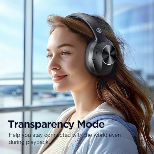 vibeadio Active Noise Cancelling Headphones, Wireless Over Ear Bluetooth Headphones, Headphones Wireles