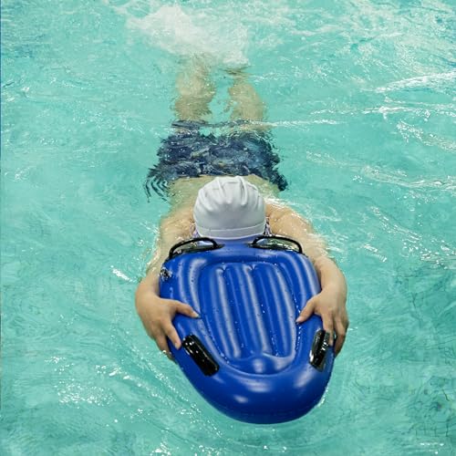 RunNico 2Pcs Adult Swim Training kickboard-Inflatable Adult Swimming Kickboard -PVC Pool Exercise Board，Swim Training Aid for Adult Pool Water Exercise