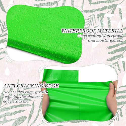 Vapulcio Poly Mailers 10x13 Inch 25 Pcs, Self Seal Shipping Bags with 2.4 Mil, Waterproof and Tear-resistant Mailers Poly Bags, Strong Adhesive Shipping Envelopes for Clothing, Green
