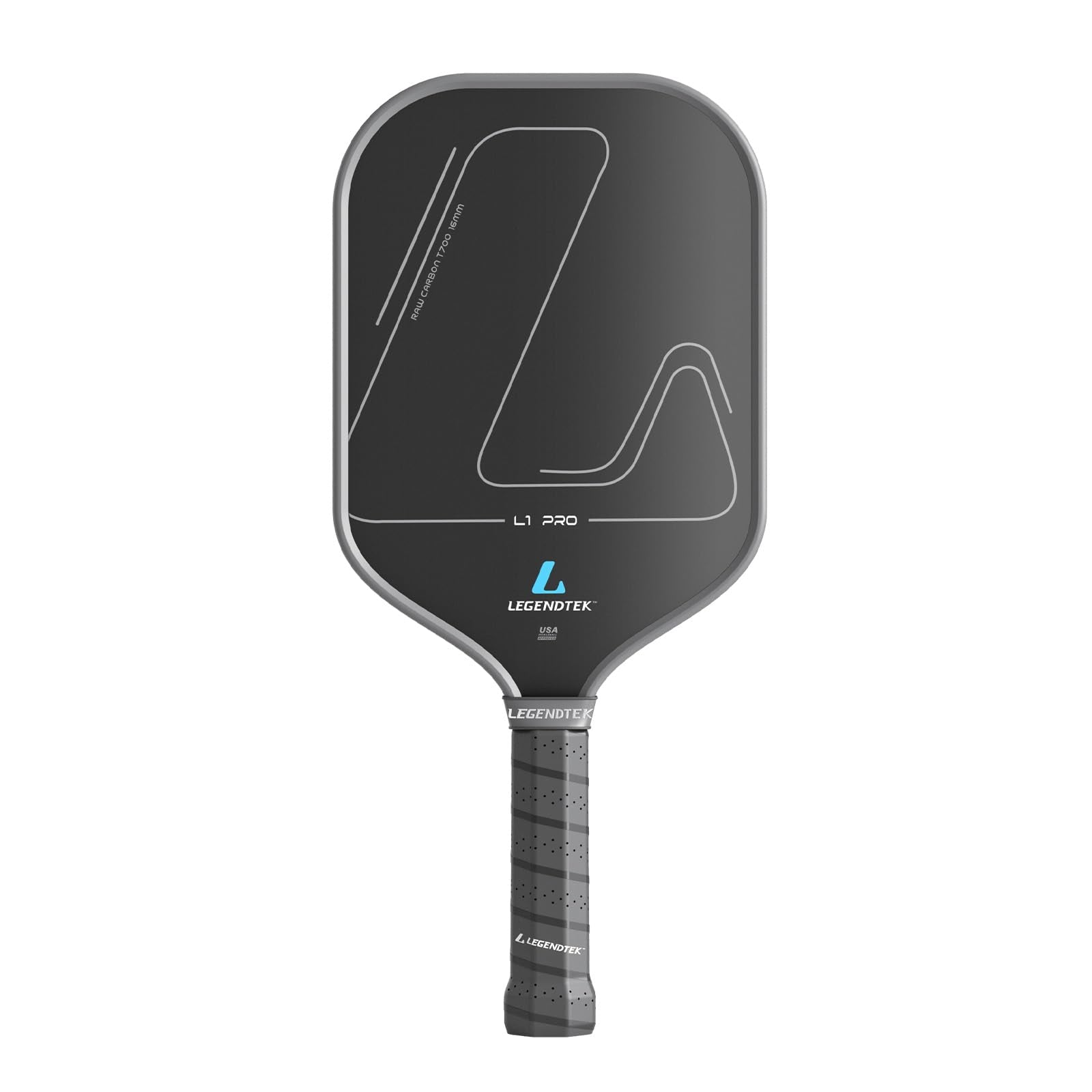 Pickleball Paddle, Raw Carbon Fiber T700 Abrasion-Resistant Surface, 16MM Polypropylene Honeycomb core, USAPA Approved, High Grit,The Pickleball Paddle Designed for Control Spin & Consistency