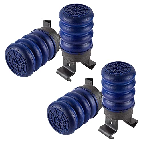 SuperSprings Trailer SumoSprings for Trailer Axle with 3000-5000 GAWR, Spring-Under Axle Configuration | 500 lb Capacity at 50% Compression | 4-Pack, Made in The USA | TSS-106-40