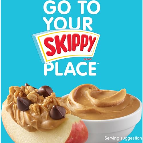 SKIPPY Natural Creamy Peanut Butter, 7 g Protein Per Serving, 40 Ounce