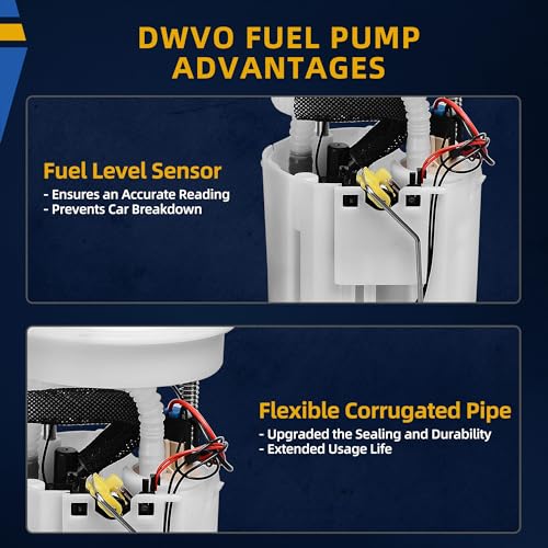 DWVO Fuel Pump Compatible with Altima 2007 2008 2009 2010 2011 2012 2013 2.5L 3.5L, Maxima 2009-2014 3.5L