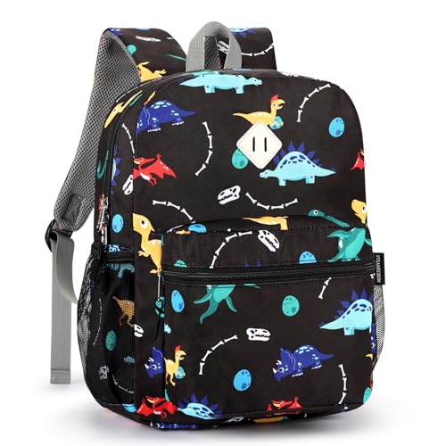 STEAMEDBUN Kids Backpack for Boys 4-8: Boys Backpacks for Elementary School- Dinosaur Backpack - 15 inch Backpack for Kindergarten