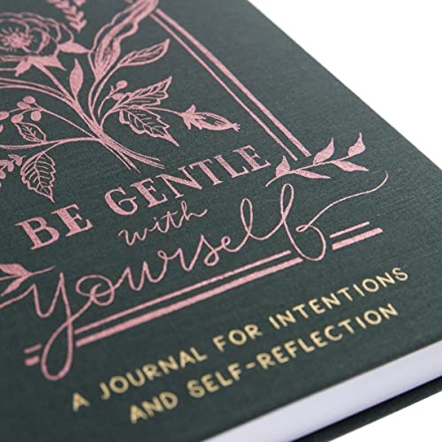 Graphique Self-Care Journal - Positive Self - 256 Pages - Weekly Quote & Daily Fill in Interiors - Hardbound Fabric Cover - Ribbon Marker (6" x 8")