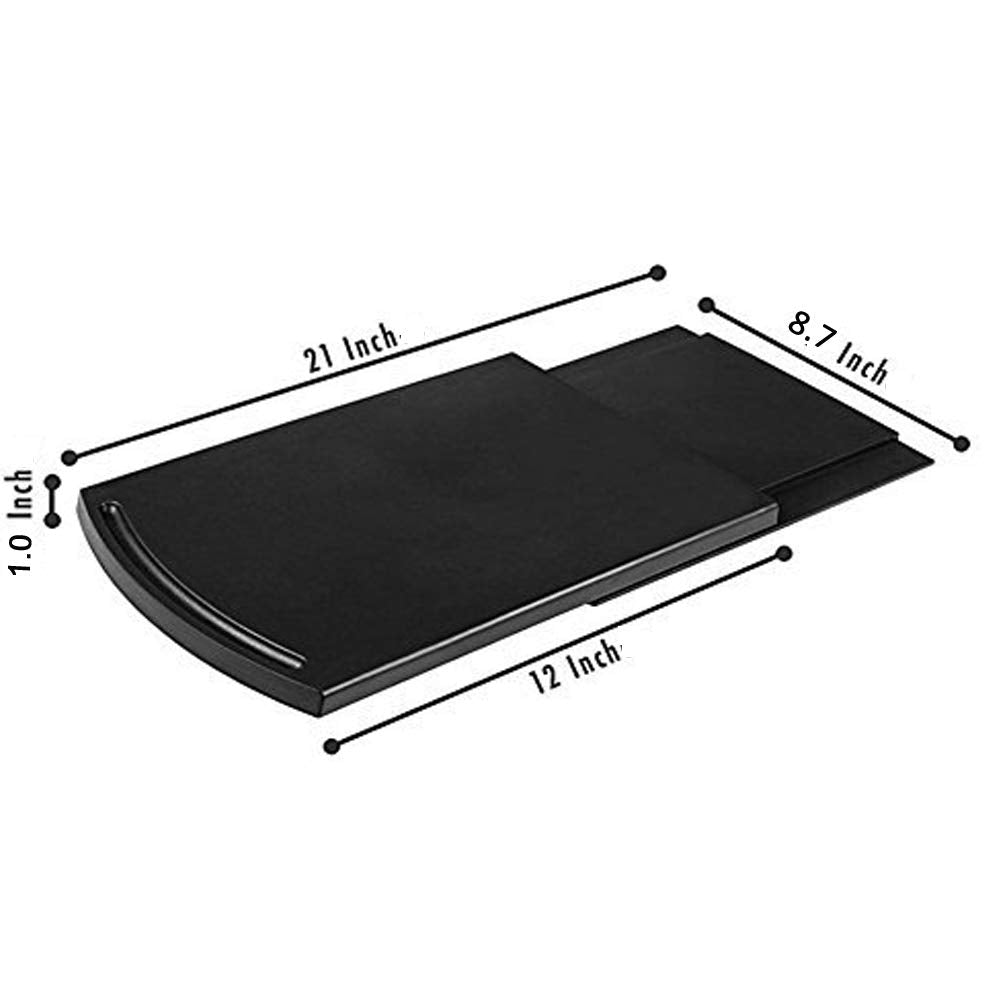 HauSun Handy Sliding Tray Sliding Tray Mat for Coffee Maker,Kitchen Appliance Moving Caddy,Countertop Stoage for Air Fryer, Blender, Stand Mixer,Food Processors,1 Set