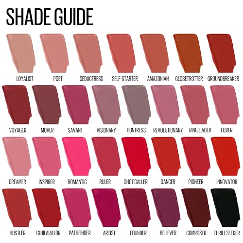 Maybelline Super Stay Matte Ink Liquid Lipstick Makeup, Long Lasting High Impact Color, Up to 16H Wear, Lover, Mauve Neutral, 1 Count