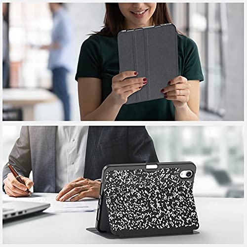 Supveco iPad Mini Case for ipad Mini 6 8.3" 2021 Case with Pencil Holder-[Apple Pencil Charging+Auto Wake/Sleep],Slim Protective Case with Soft TPU Back Cover for iPad Mini 6th Generation 2021-Yellow