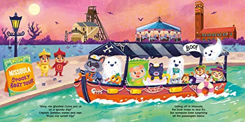 A Haunted Ghost Tour in Montana: A Funny, Not-So-Spooky Halloween Picture Book for Boys and Girls 3-7