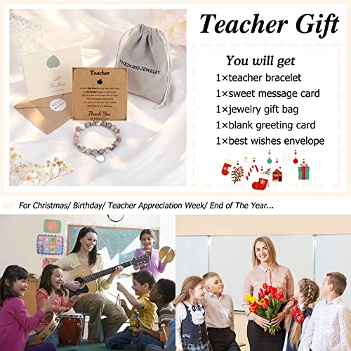 PINKDODO Teacher Valentine Gift, Teacher Gifts for Women, Teacher Appreciation Gifts End of The Year Thank You Teacher Gifts from Student