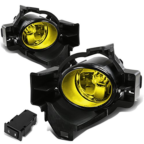 DNA MOTORING FL-ZTL-190-AM Assembly Fog Light Driver & Passenger Side Enhance visibility [Compatible with 10-12 Nissan Altima 4Dr Sedan]