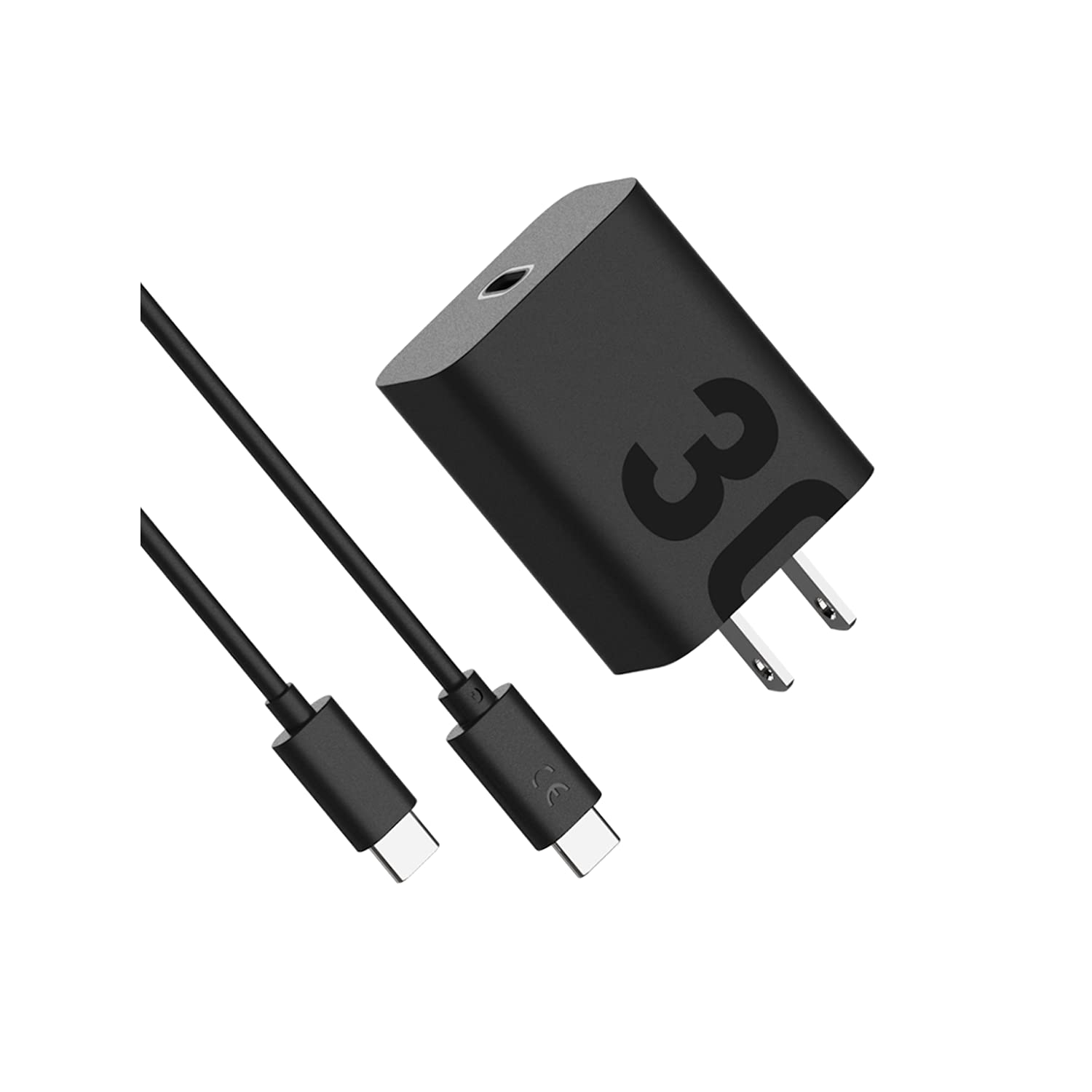 Motorola TurboPower 30 USB-C Charger with 1m USB-C to USB-C Cable for Moto G Power 5G (2024), G Stylus 5G (2024), Motorola Edge 5G UW, Edge+ (2022/2023), Edge Plus 5G UW (2022), Razr+ (2023)