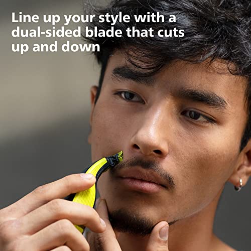 Norelco Philips OneBlade 360 with Connectivity Hybrid Face + Body, Electric Beard Trimmer, Shaver & Body Groomer with 360 Blade Tech, 1x360 Blade, 5-in-1 Comb, Body Kit, Travel Case, QP4631/90