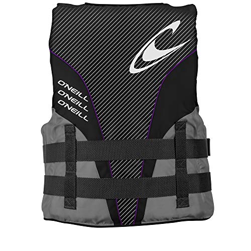 O'Neill Women's SuperLite USCG Life Vest,Black/Smoke/Black/UV,X-Large