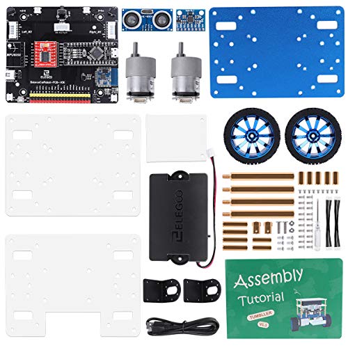 ELEGOO Tumbller Self-Balancing Robot Kit for Arduino Robotics for Kids Ages 8-12 12-16 Birthday Gifts for 8 9 10 11 12 13 14 15 Year Old Boys Girls Teens STEM Building Toys Science Kits Robot Building