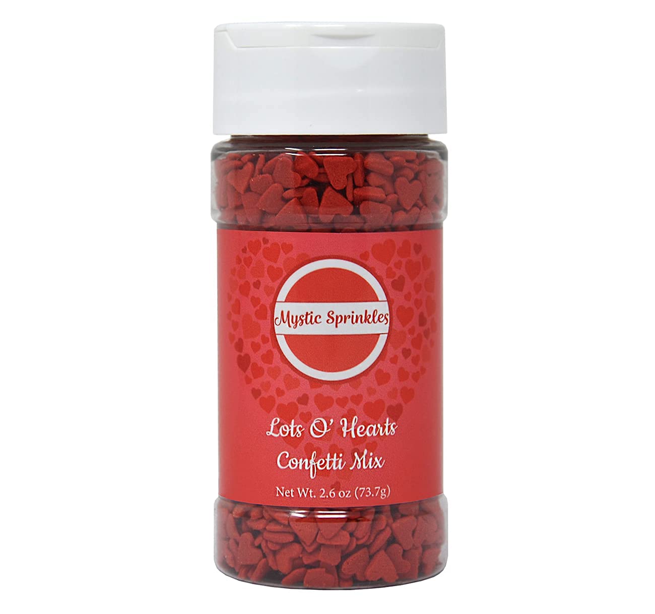 Mystic Sprinkles Valentine's Day Sprinkle Mixes (Lots o' Hearts Confetti 2.6oz)