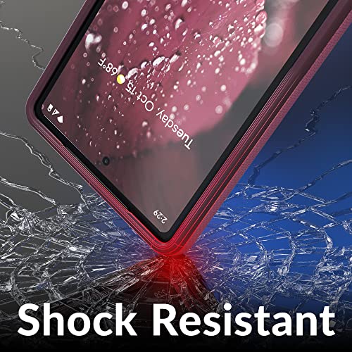 Crave Dual Guard for Google Pixel 7a Case, Shockproof Protection Dual Layer Case for Google Pixel 7a - Berry