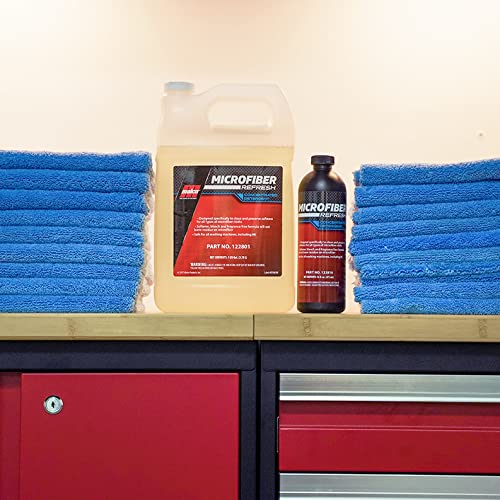 Malco Microfiber Refresh Concentrated Detergent – Heavy-Duty Microfiber Towel Cleaner/Specifically Designed to Clean, Restore and Preserve Microfiber Towels / 1 Gallon (122801)